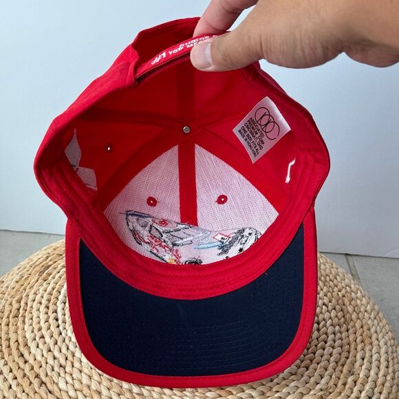 VTG 90's Mark Martin #6 Nascar Strap Back Hat Cap Valvoline Race Car - Picture 4 of 6